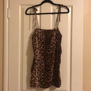 Leopard mini dress